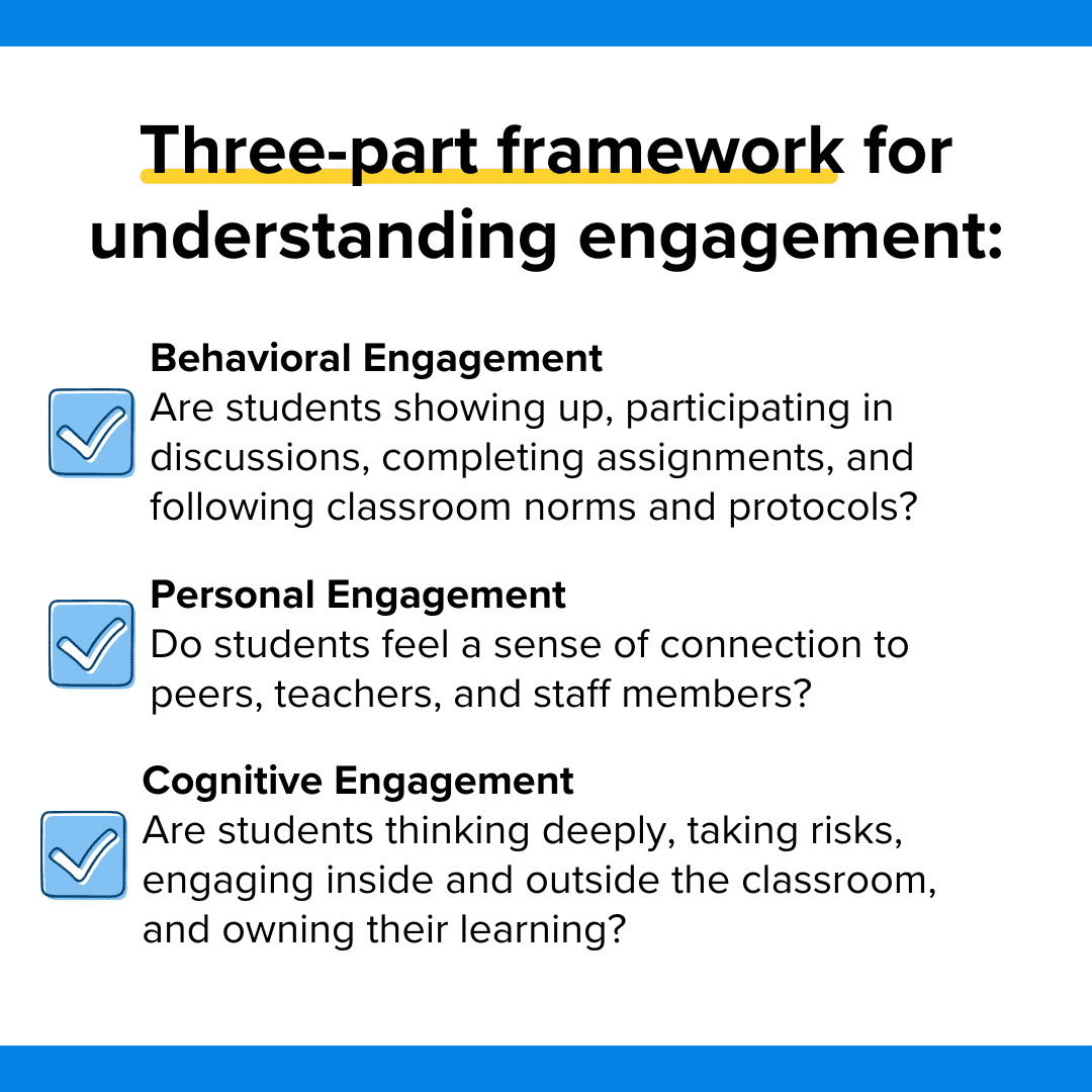 3 Part Framework for Understanding Engagement