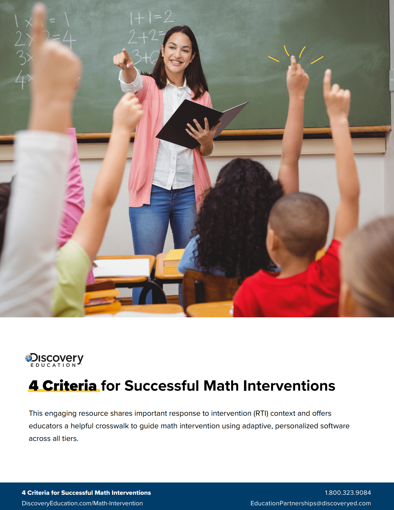 4 Criteria for Math Interventions Guide