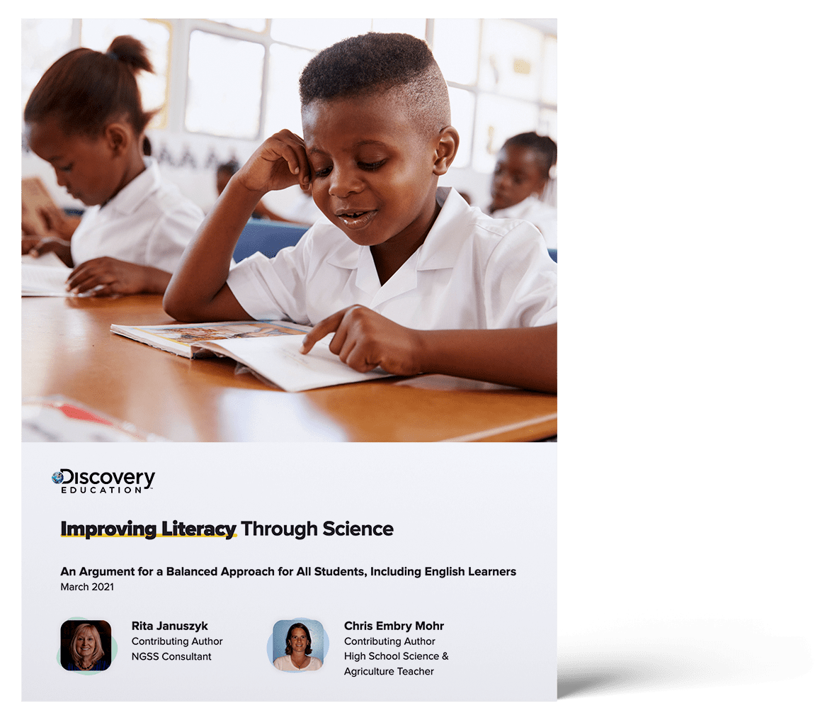 de stb literacy through science cover left